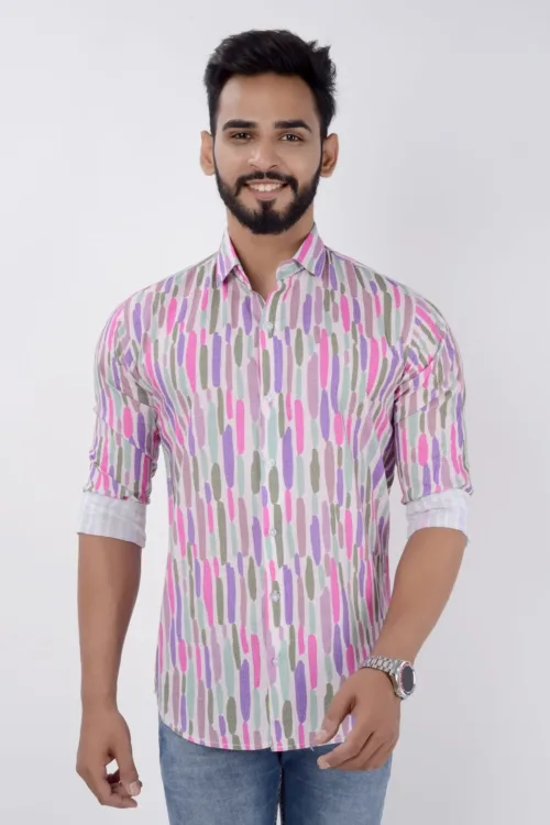 Multi Color Linen Shirt