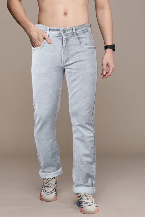 Cloudy Grey Slim Fit Jeans