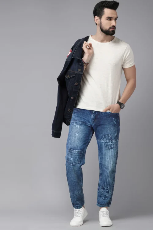 Mavericks Blue Baggy Fit Jeans