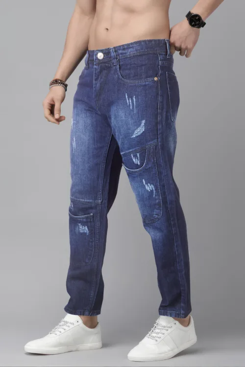 Oxford Blue Baggy Fit Jeans