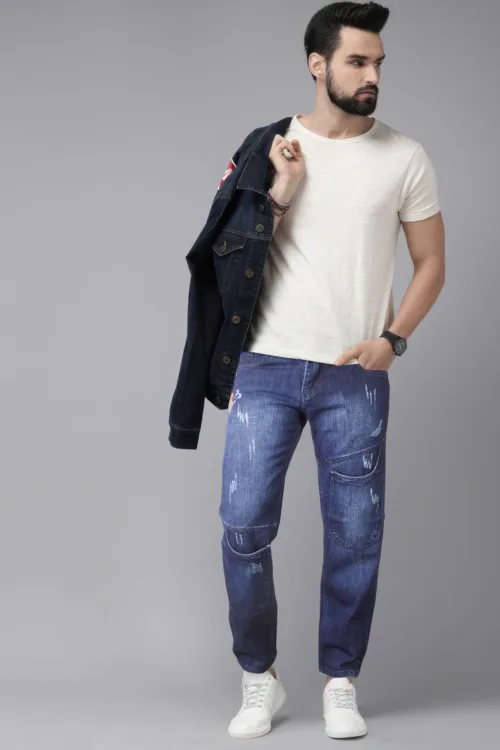 Oxford Blue Baggy Fit Jeans