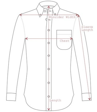 Measurement of Shirts